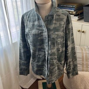 Universal Thread Camouflage Jean Jacket